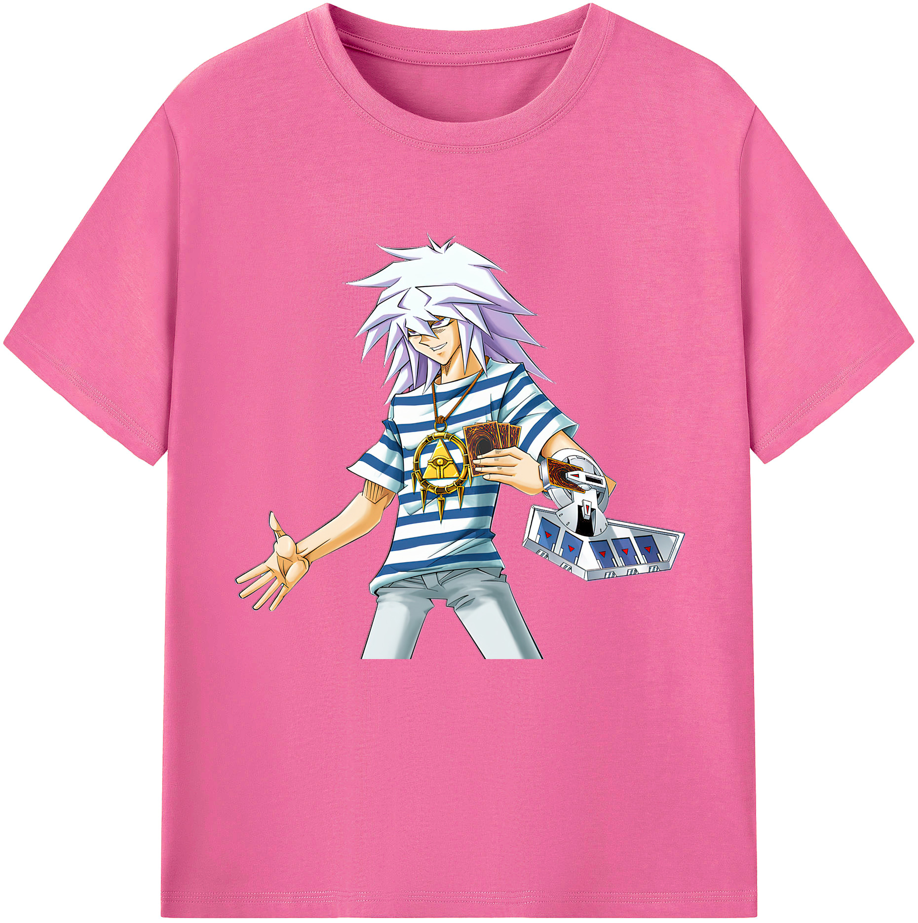 （画像用） 遊☆戯☆王 Yu-Gi-Oh! レディースカジュアルプリントTシャツ（綿100％）